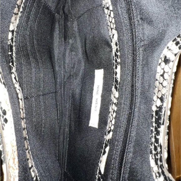 Nine West faux snakeskin clutch - Picture 5 of 5